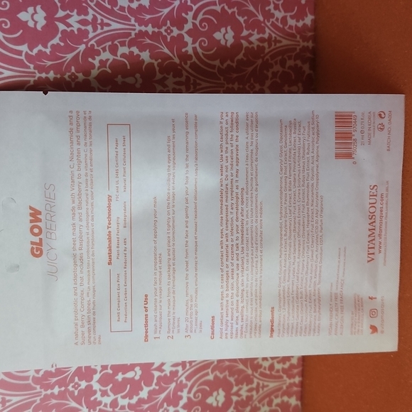 2 VITAMASQUES - Picture 2 of 3